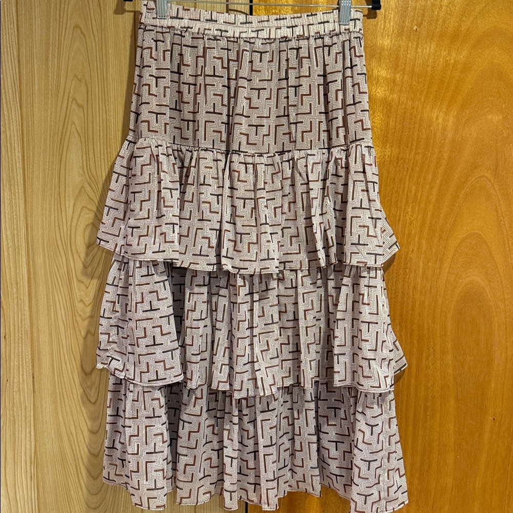 Yakira Bella Midi Ruffled Skirt - Picture 3 of 4